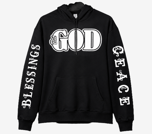 But God Faith Statement Hoodie — Gifted and Glam Collection