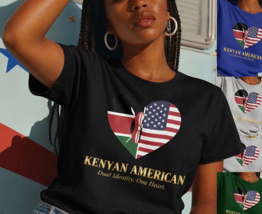 Kenyan–American Dual Identity Tee