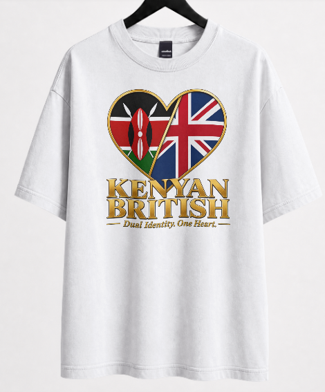 Kenyan–British Dual Identity Tee