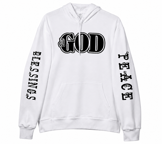 But God Faith Statement Hoodie — Gifted and Glam Collection