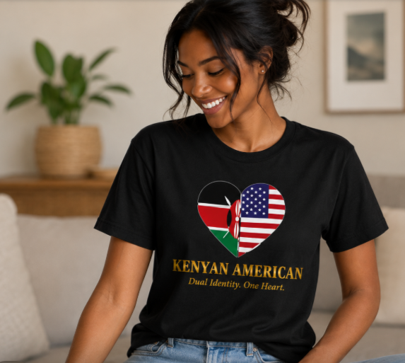 Kenyan–American Dual Identity Tee