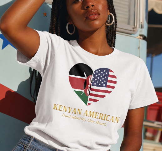 Kenyan–American Dual Identity Tee