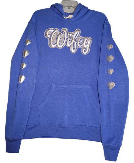 Wifey Luxe Statement Hoodie — Gifted and Glam Collection